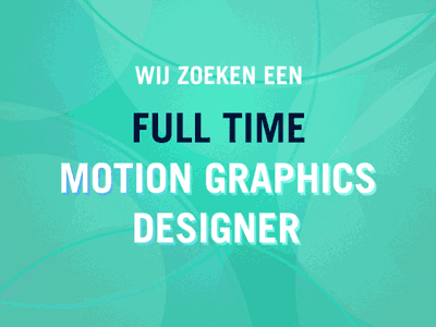 Motion Graphics Designer Vacancy 2d 3d animation design vacancy