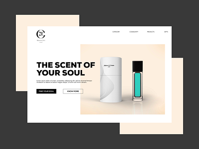 Maison21g perfumery - Landing page