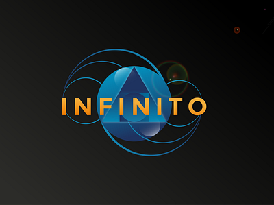 Infinito logo branding cosmic design logo logodesign mystical sacredgeometry solar