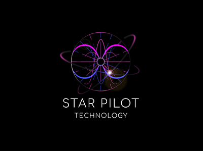 Star Pilot Logo cosmic high tech logo sacred geometry