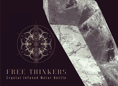 Free Thinkers logo branding chakras crystals femininedesign logo logo design logoart mandala mystical sacredgeometry