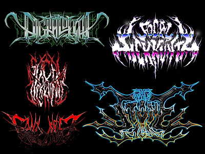 Dark Black Metal Retro Style artwork black metal blackmetal darkart death metal design dribbble best shot font gajahnakal graphic design illustration tshirt design