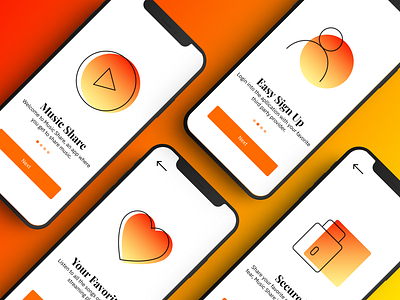 iOS Onboarding Screens