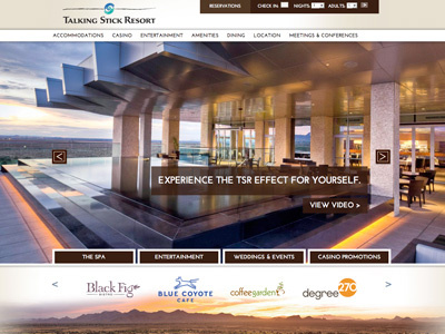 Talking Stick Resort website