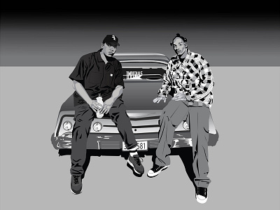 Snoop & Dre air max converse dre hip hop illustration impala nike snoop snoop dogg vector vector art vector illustration vectorart
