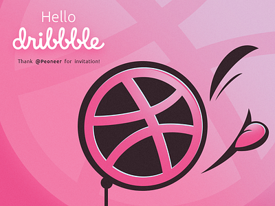 Hello Dribbble！ debut dribbble hello