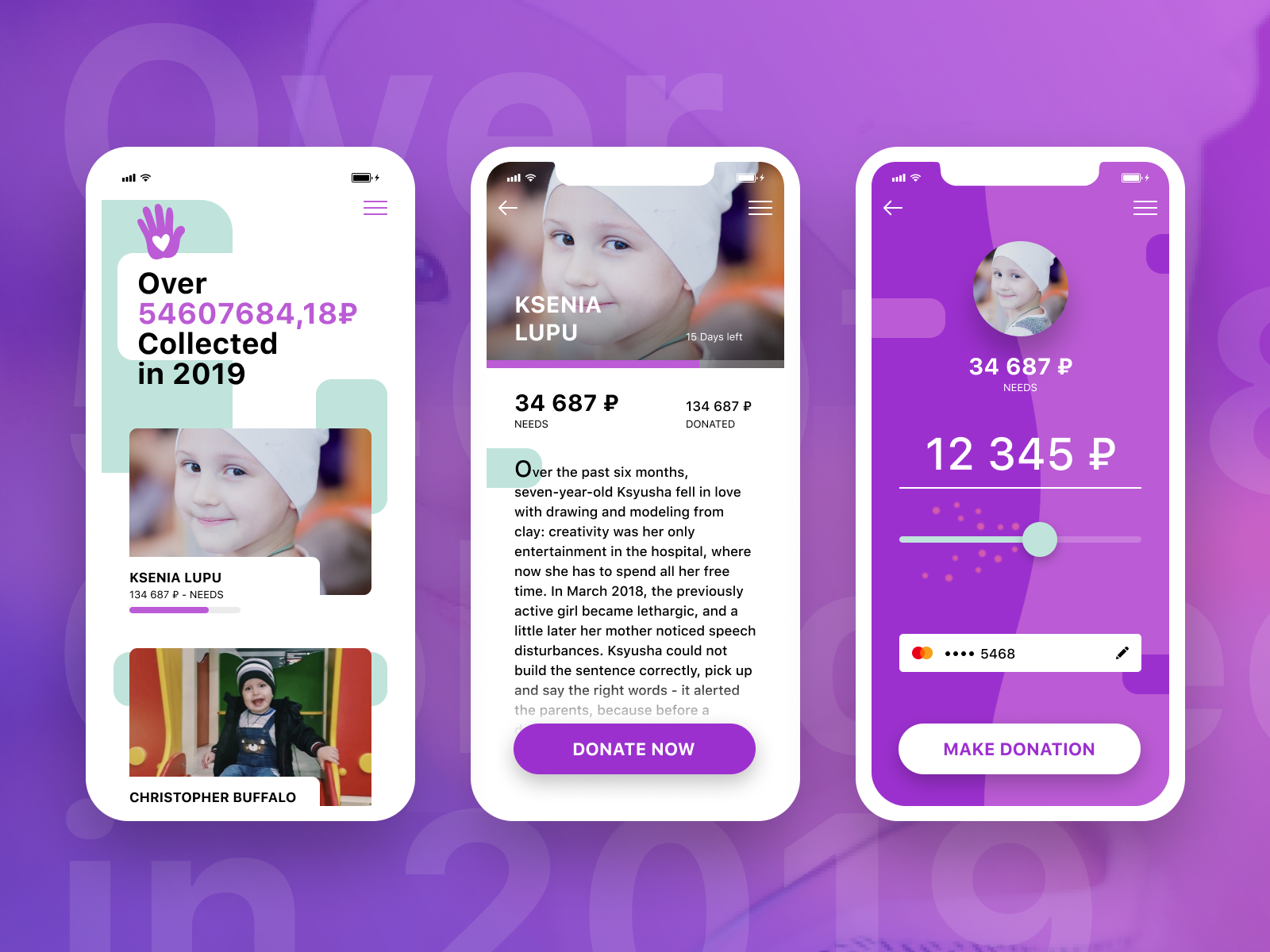Donation App Concept By Nikita On Dribbble