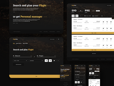 Flight planning app concept design figma service travel app ui ux