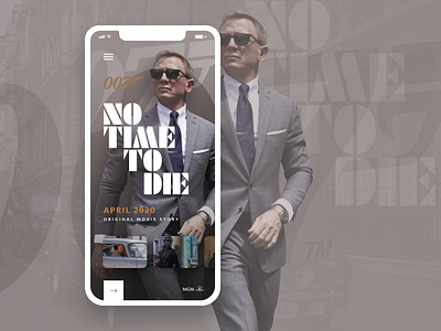 007: NTtD movie app cover concept