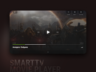 SmartTV app: movie player