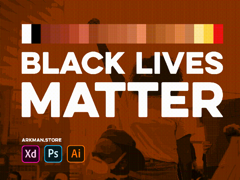 Black Lives Matter Posters adobe black lives matter blm branding design illustration poster design vector