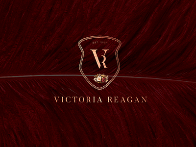 Victoria Reagan Branding adobe brand design pgotoshop red ui ux web