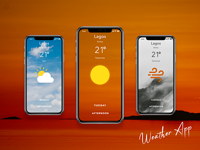 Weather App Demo adobe demo design download iphone ui ux weather xd