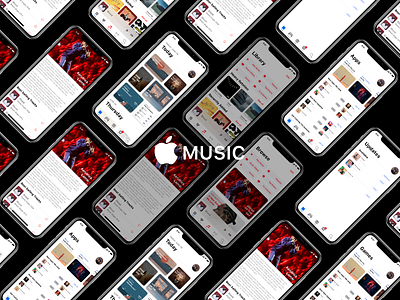 Apple Music adobe app demo design download iphone kit music ui ux xd