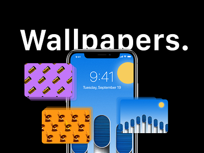 iPhone X Wallpapers adobe app demo design download iphone kit ui ux wallpaper xd