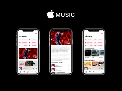 Apple Music adobe app demo design download ecommerce iphone kit ui ux xd