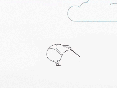 fly kiwi fly 2d animation fly kiwi parachute