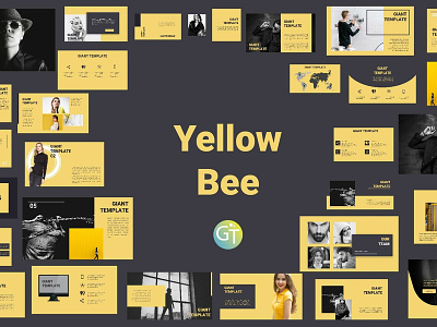 Yellowbee Free Powerpoint Template Free Download
