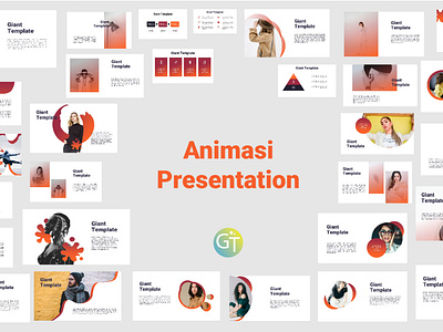 Download Free Template Powerpoint With Animasi By Giant Template On Dribbble