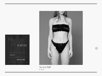 Lingerie Brand E-commerce Card Hover after effects animated web brand grid hover hover effect iteraction microinteraction minimal type typo typography visual design web web design website