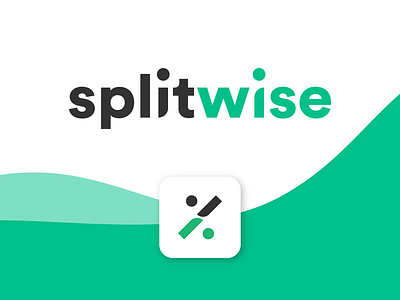 Splitwise Rebrand app branding flat icon logo logo design logo redesign logo refresh logos logotype new new logo rebrand rebranding redesign splitwise