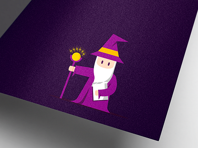 Logo Design for "Sourcerers" art branding design illustration logo magician purple vector wizard