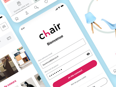 Chair app chair home home furniture icons mobile mobile ui ui ui design uidesign web design