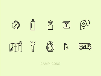 Camp Icons camp icons