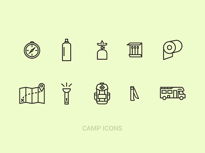 Camp Icons