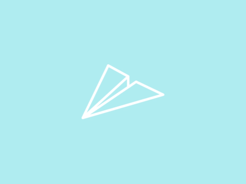 Paper plane animate gif icons paper plane