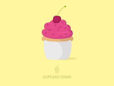 Cupcake cupcake icons illustration webdesign