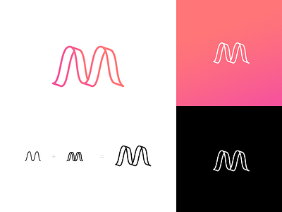 m logo concept