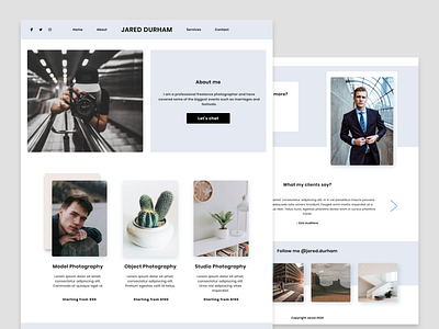 Photographer Website