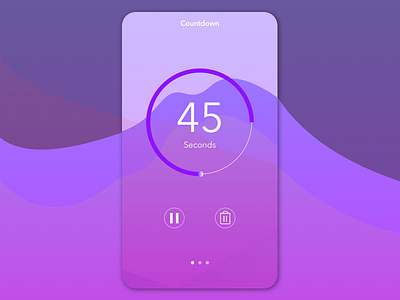 Daily UI #014 - Countdown Timer bitcoin cryptocurrency design ios sketch