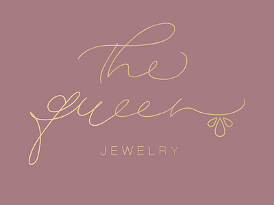 Logo for jewelry brand The Queen