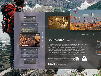 Take the hike design ui ux web