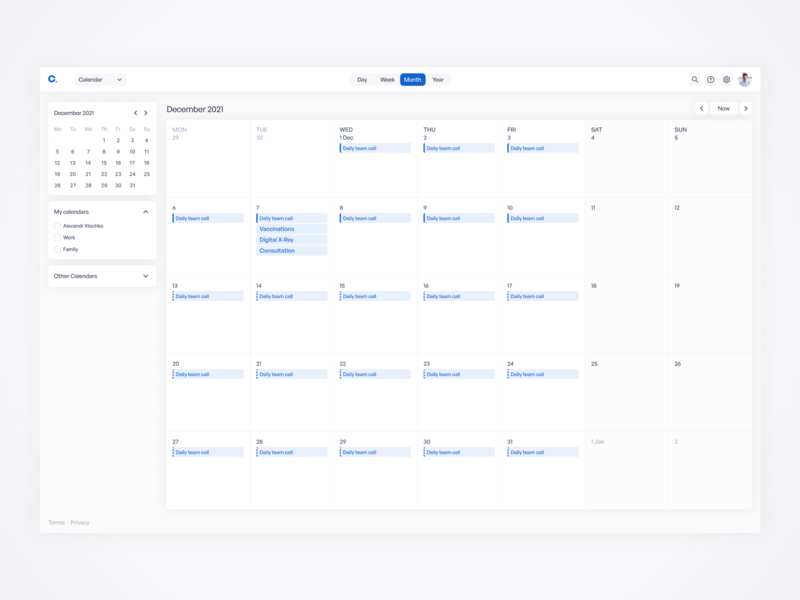 Calendar Platform calendar calendar app calendar platform calendarly clean design font minimalism platform ui ux web