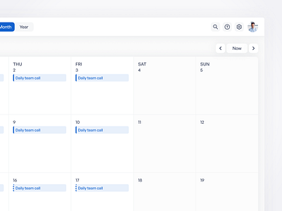 Calendar Platform by Alexandr Klochko on Dribbble