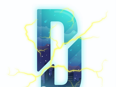 Letter D design illustration vector