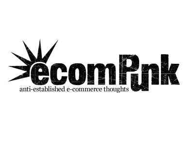 Logo ecomPunk black branding georgia grunge logo punk