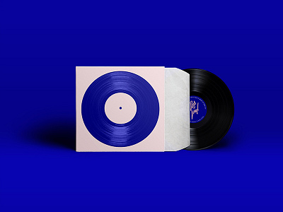 Album cover album black blue cover navy pink vinyl