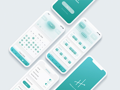 Habit Tracker app app appdesign habit layout progress simple track ui usercentered userexperience userinterface ux