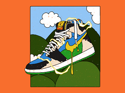 Ben & Jerry's x Nike ben jerrys x nike color illustration nike zorrozombie