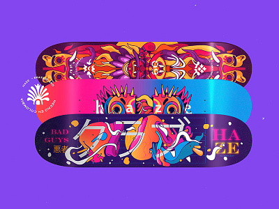 Haze CO design skateboard