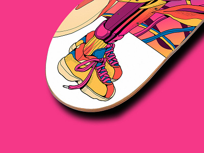 zorro de monte color skateboarddesign