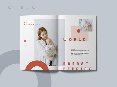 World Breastfeeding Week adobe indesign celebration creative design editorial editorial layout layout layout design magazine magazine design print design