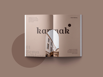 Kammak Magazine Layout adobe indesign autumn color beige creative design editorial editorial layout layout magazine magazine design print design print layout