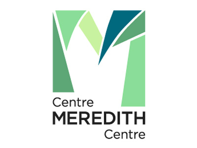 Meredith Centre design logo typography
