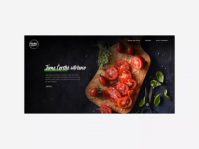 Fresh Tomatoes Website 2020 2020 trend 2d about animation benefits black branding fresh logo photography product retail tomato ux vegetable web website websites white