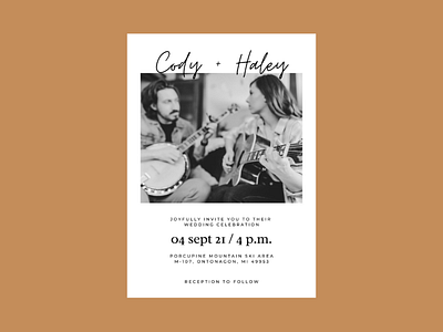 Wedding Invitations // Cody + Haley invitations wedding wedding invite wedding stationary